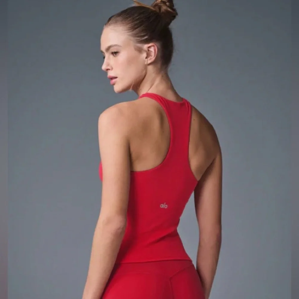 ♥️ALO♥️ BOLD RED Mesmerize Tank